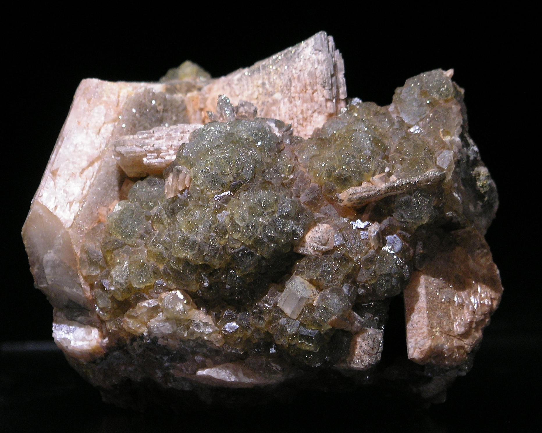 Fluorite - Baryte, Niobec Mine, Quebec