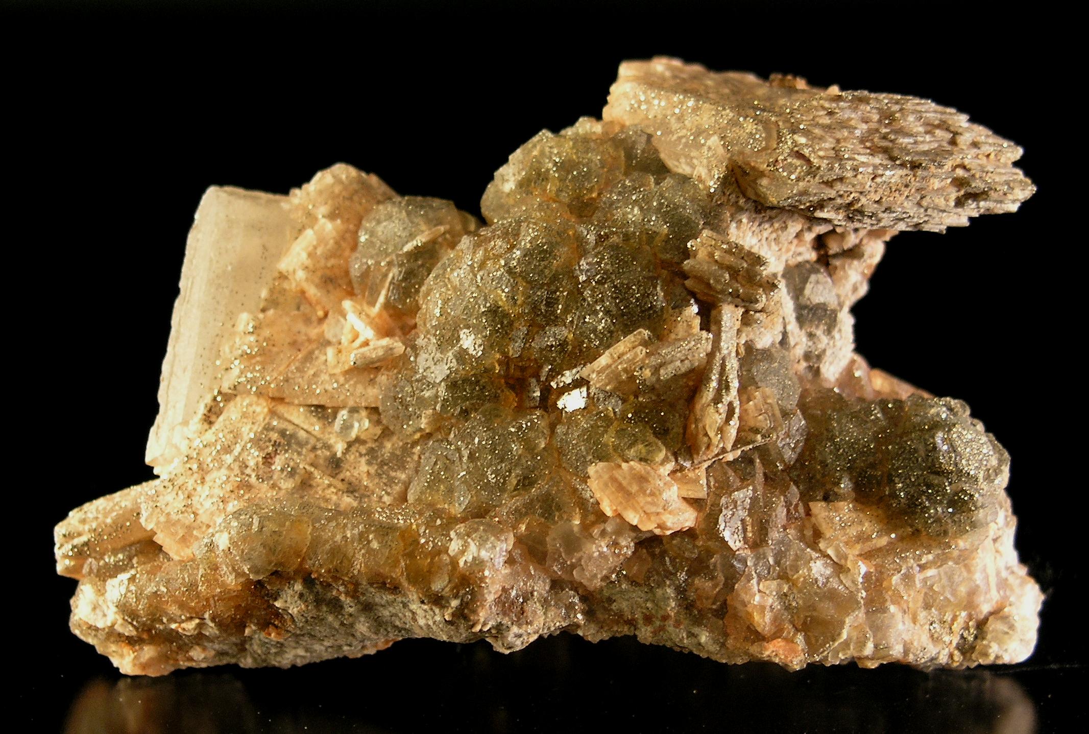 Fluorite - Baryte, Niobec Mine, Quebec - 002